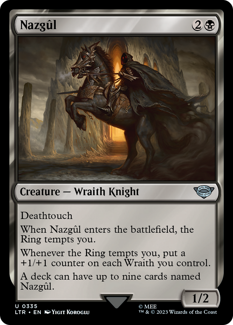 Nazgûl (LTR-335) - The Lord of the Rings: Tales of Middle-earth Foil - Premium MTG Single from Wizards of the Coast - Just $4.41! Shop now at Game Crave Tournament Store