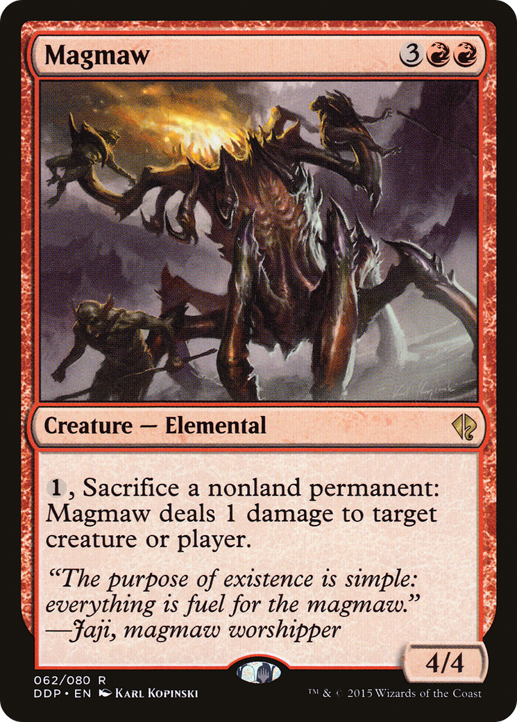 Magmaw (DDP-062) - Duel Decks: Zendikar vs. Eldrazi - Premium MTG Single from Wizards of the Coast - Just $0.08! Shop now at Game Crave Tournament Store