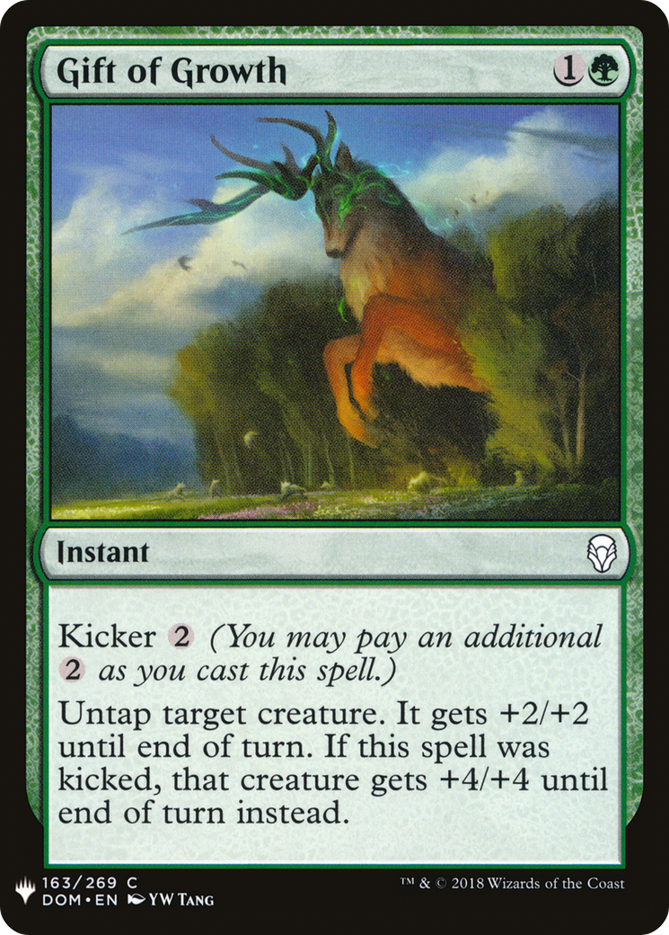 Gift of Growth (MB1-1220) - Mystery Booster - Premium MTG Single from Wizards of the Coast - Just $0.08! Shop now at Game Crave Tournament Store