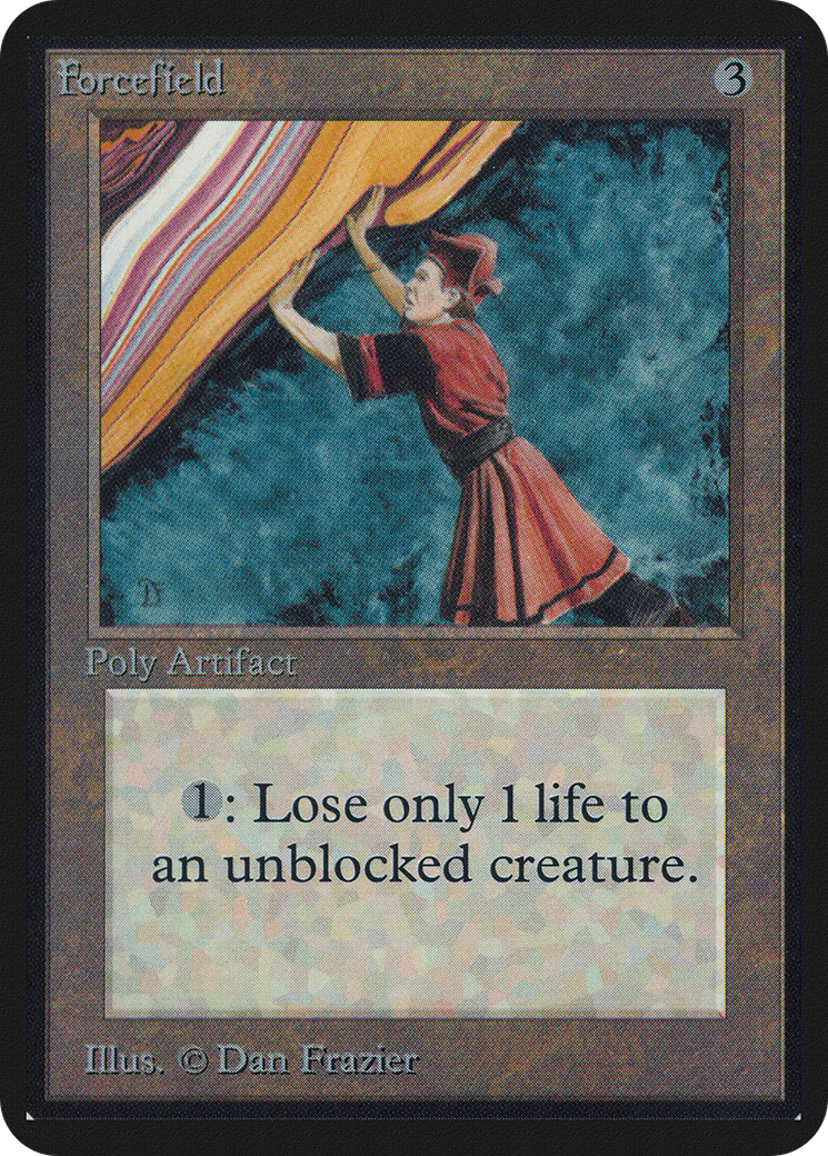 Forcefield (LEA-243) - Limited Edition Alpha - Premium MTG Single from Wizards of the Coast - Just $0! Shop now at Game Crave Tournament Store