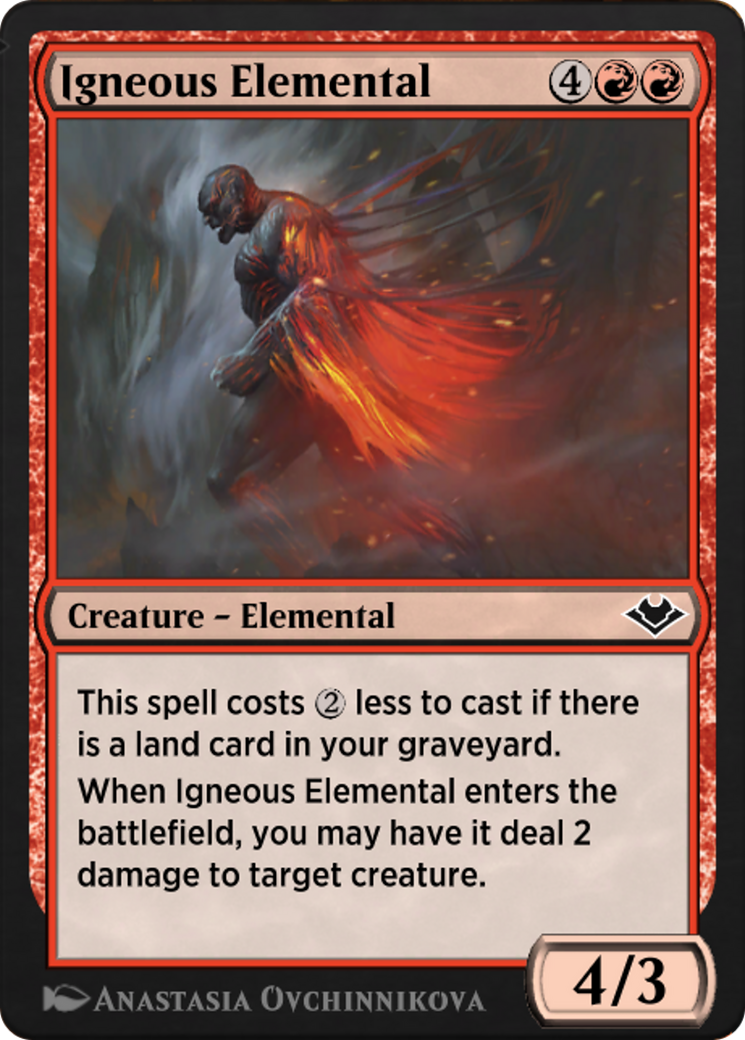 Igneous Elemental (J21-471) - Jumpstart: Historic Horizons - Premium MTG Single from Wizards of the Coast - Just $0! Shop now at Game Crave Tournament Store