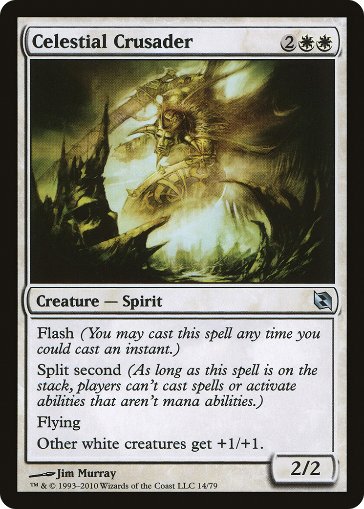 Celestial Crusader (DDF-014) - Duel Decks: Elspeth vs. Tezzeret - Premium MTG Single from Wizards of the Coast - Just $0.08! Shop now at Game Crave Tournament Store