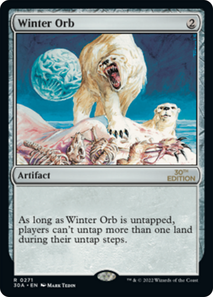 Winter Orb (30A-271) - 30th Anniversary Edition - Premium MTG Single from Wizards of the Coast - Just $6.50! Shop now at Game Crave Tournament Store