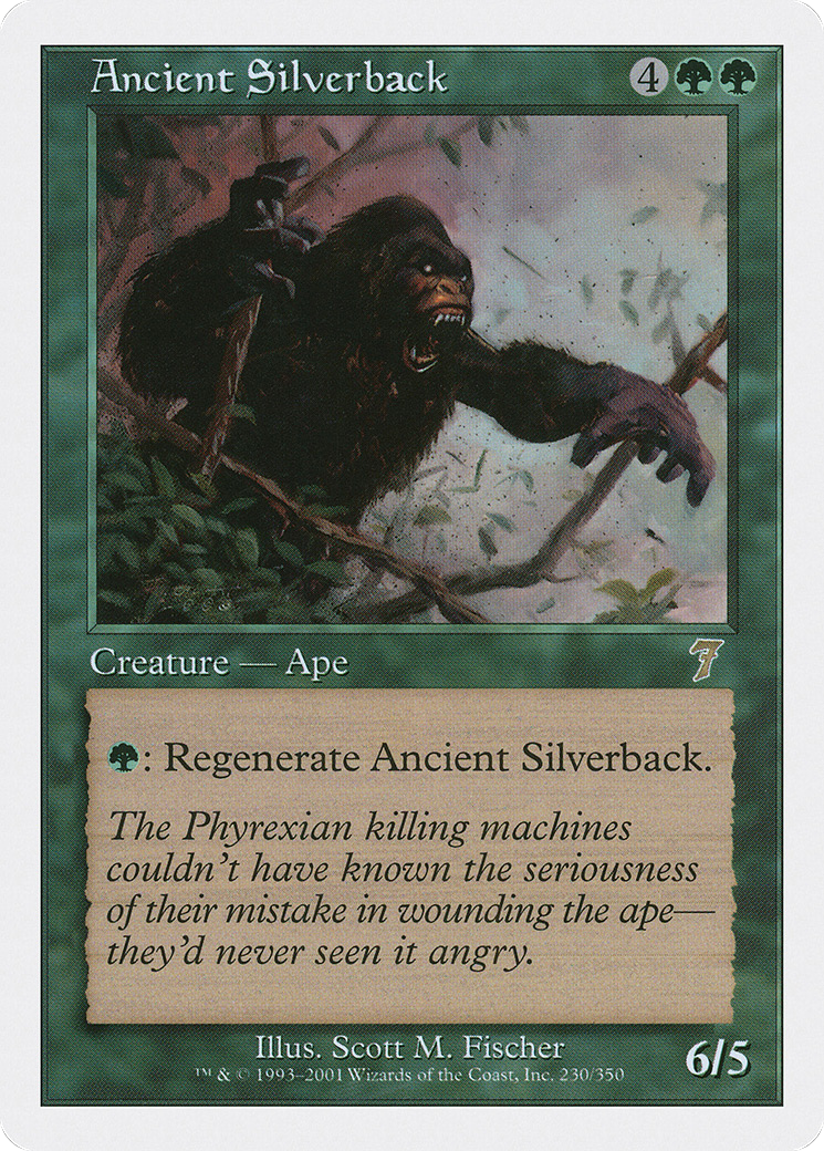 Ancient Silverback (7ED-230) - Seventh Edition - Premium MTG Single from Wizards of the Coast - Just $0.08! Shop now at Game Crave Tournament Store