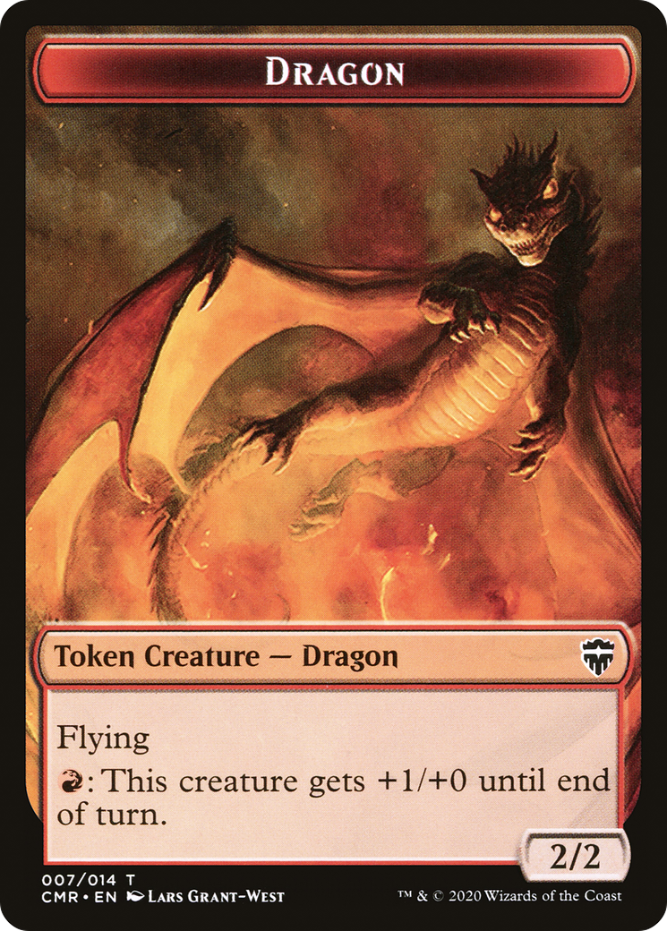 Dragon (TCMR-007) - Commander Legends Tokens - Premium MTG Single from Wizards of the Coast - Just $0.08! Shop now at Game Crave Tournament Store