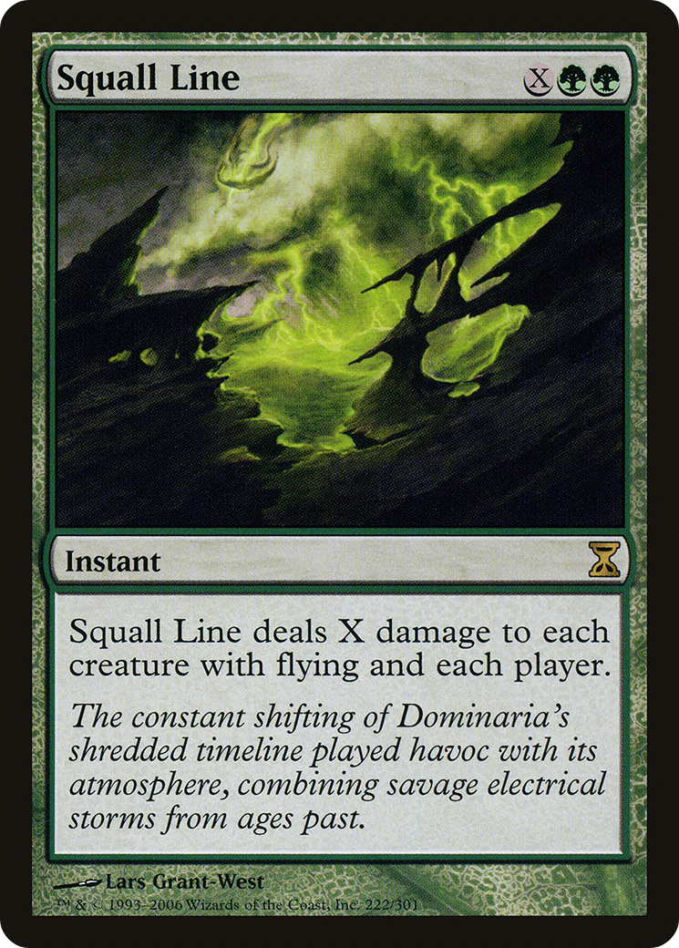Squall Line (TSP-222) - Time Spiral - Premium MTG Single from Wizards of the Coast - Just $0.51! Shop now at Game Crave Tournament Store
