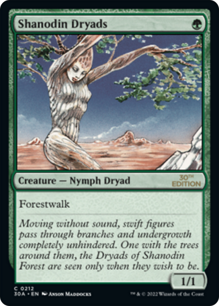 Shanodin Dryads (30A-212) - 30th Anniversary Edition - Premium MTG Single from Wizards of the Coast - Just $0.27! Shop now at Game Crave Tournament Store