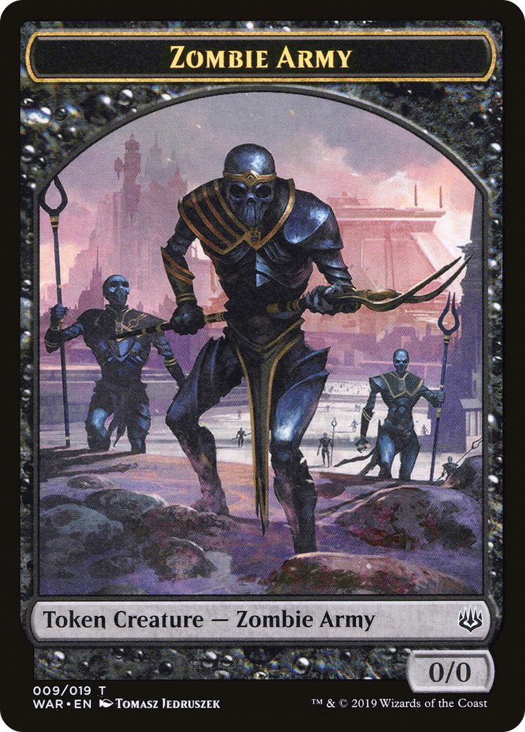 Zombie Army (TWAR-009) - War of the Spark Tokens - Premium MTG Single from Wizards of the Coast - Just $0.08! Shop now at Game Crave Tournament Store