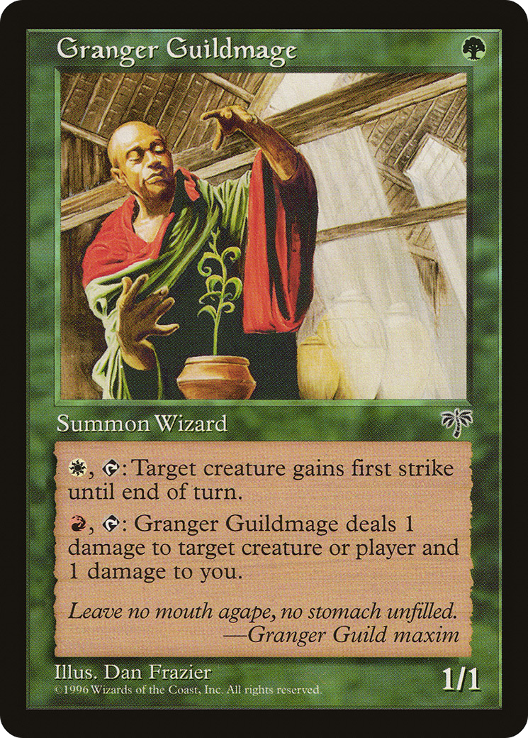 Granger Guildmage (MIR-220) - Mirage - Premium MTG Single from Wizards of the Coast - Just $0.08! Shop now at Game Crave Tournament Store