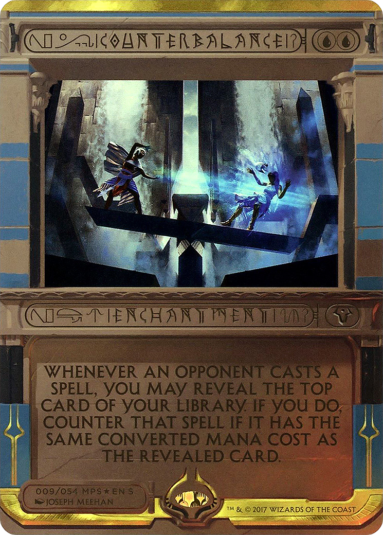 Counterbalance (MP2-009) - Amonkhet Invocations (Borderless) Foil - Premium MTG Single from Wizards of the Coast - Just $16.81! Shop now at Game Crave Tournament Store