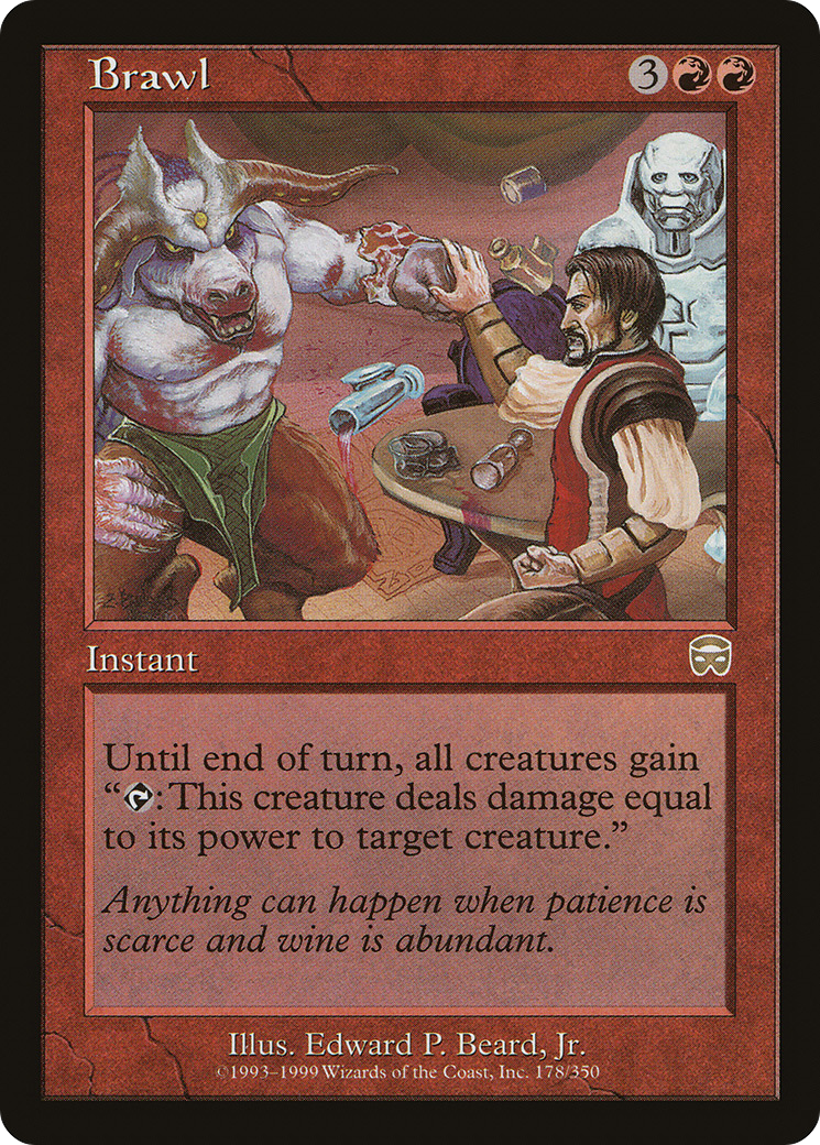 Brawl (MMQ-178) - Mercadian Masques - Premium MTG Single from Wizards of the Coast - Just $0.11! Shop now at Game Crave Tournament Store