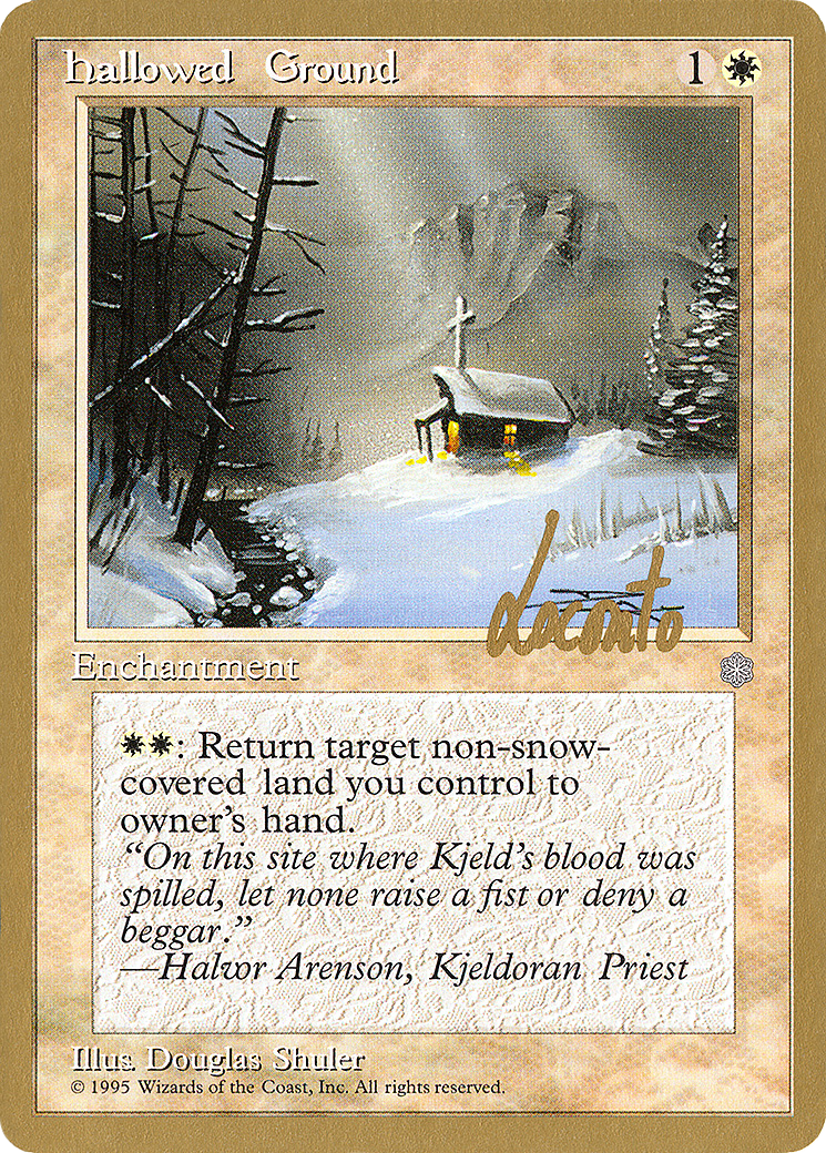 Hallowed Ground (PTC-ML29) - Pro Tour Collector Set - Premium MTG Single from Wizards of the Coast - Just $0.11! Shop now at Game Crave Tournament Store