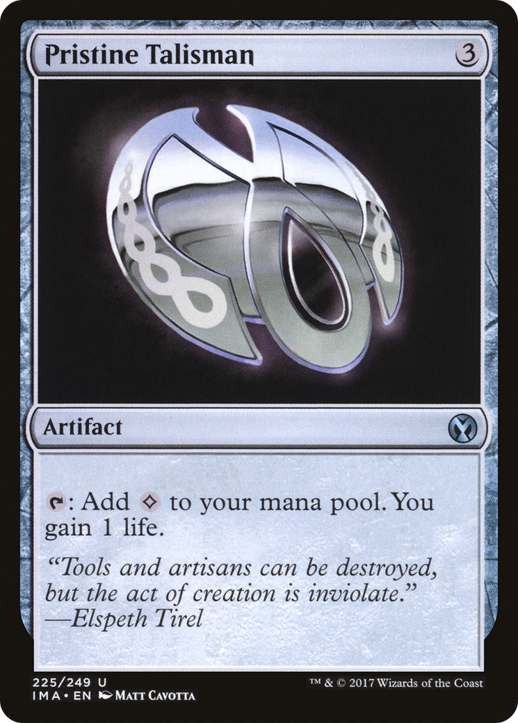 Pristine Talisman (IMA-225) - Iconic Masters Foil - Premium MTG Single from Wizards of the Coast - Just $0.18! Shop now at Game Crave Tournament Store