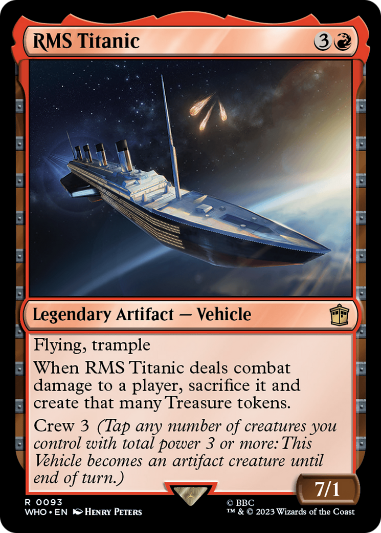 RMS Titanic (WHO-093) - Doctor Who - Premium MTG Single from Wizards of the Coast - Just $0.11! Shop now at Game Crave Tournament Store