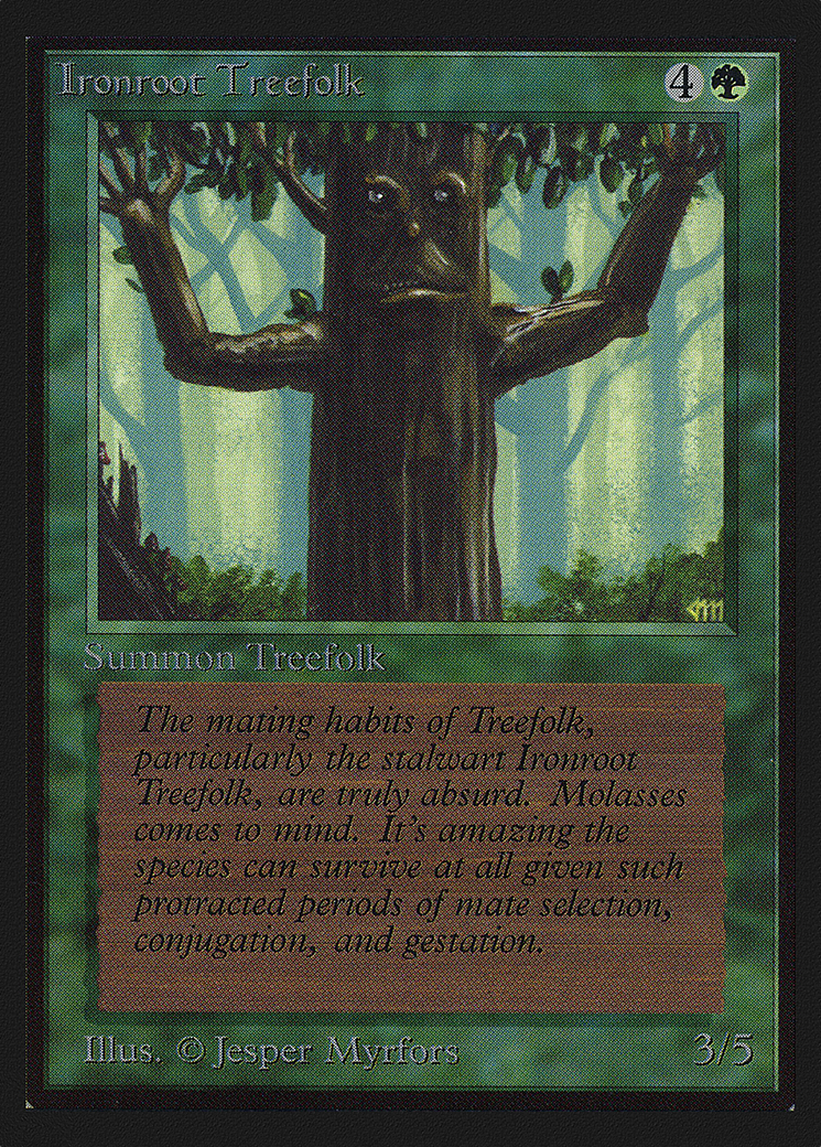 Ironroot Treefolk (CED-204) - Collectors' Edition - Premium MTG Single from Wizards of the Coast - Just $0.74! Shop now at Game Crave Tournament Store