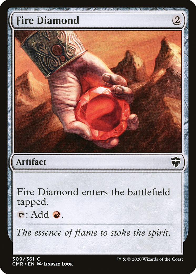 Fire Diamond (CMR-309) - Commander Legends Foil - Premium MTG Single from Wizards of the Coast - Just $0.08! Shop now at Game Crave Tournament Store