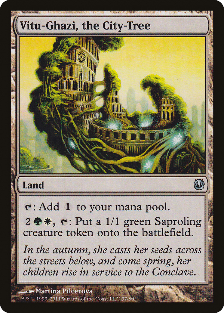 Vitu-Ghazi, the City-Tree (DDH-037) - Duel Decks: Ajani vs. Nicol Bolas - Premium MTG Single from Wizards of the Coast - Just $0.08! Shop now at Game Crave Tournament Store