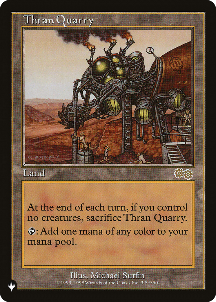 Thran Quarry (PLIST-962) - The List - Premium MTG Single from Wizards of the Coast - Just $0.41! Shop now at Game Crave Tournament Store