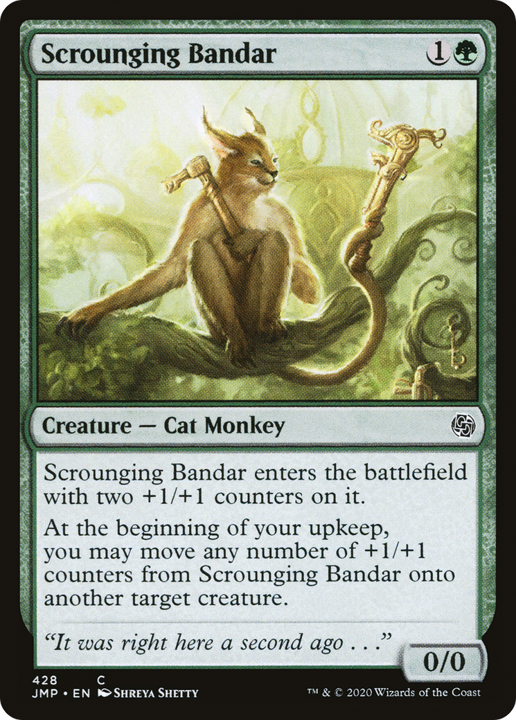 Scrounging Bandar (JMP-428) - Jumpstart - Premium MTG Single from Wizards of the Coast - Just $0.25! Shop now at Game Crave Tournament Store