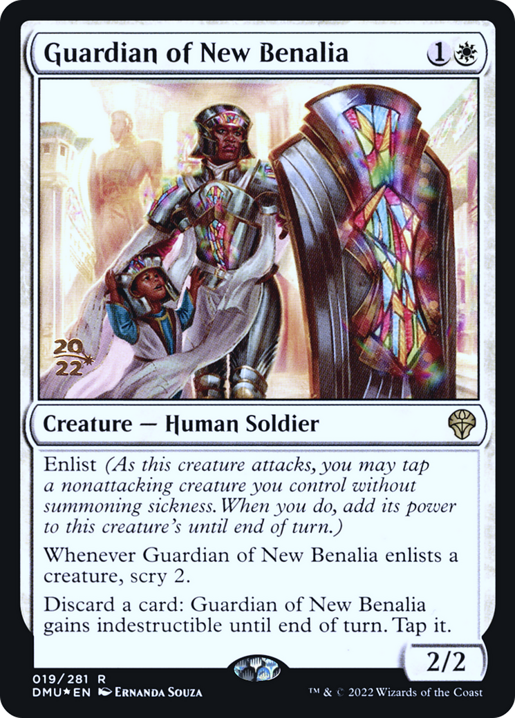 Guardian of New Benalia (PDMU-19S) - Dominaria United Promos Foil - Premium MTG Single from Wizards of the Coast - Just $0.15! Shop now at Game Crave Tournament Store