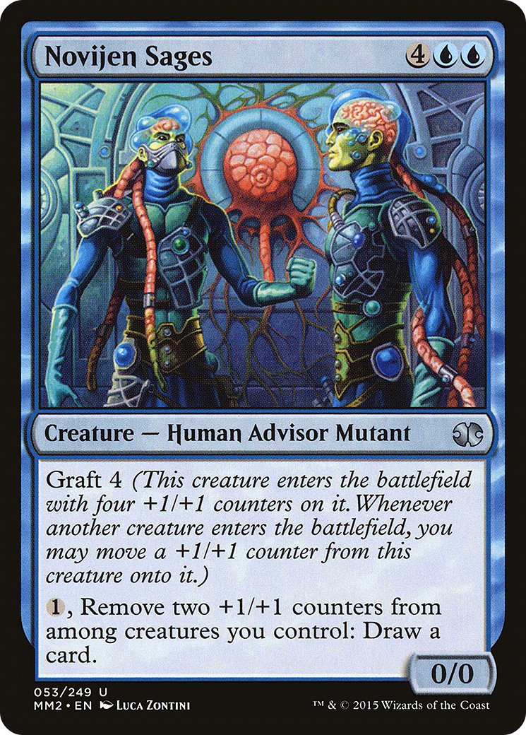 Novijen Sages (MM2-053) - Modern Masters 2015 Foil - Premium MTG Single from Wizards of the Coast - Just $0.26! Shop now at Game Crave Tournament Store
