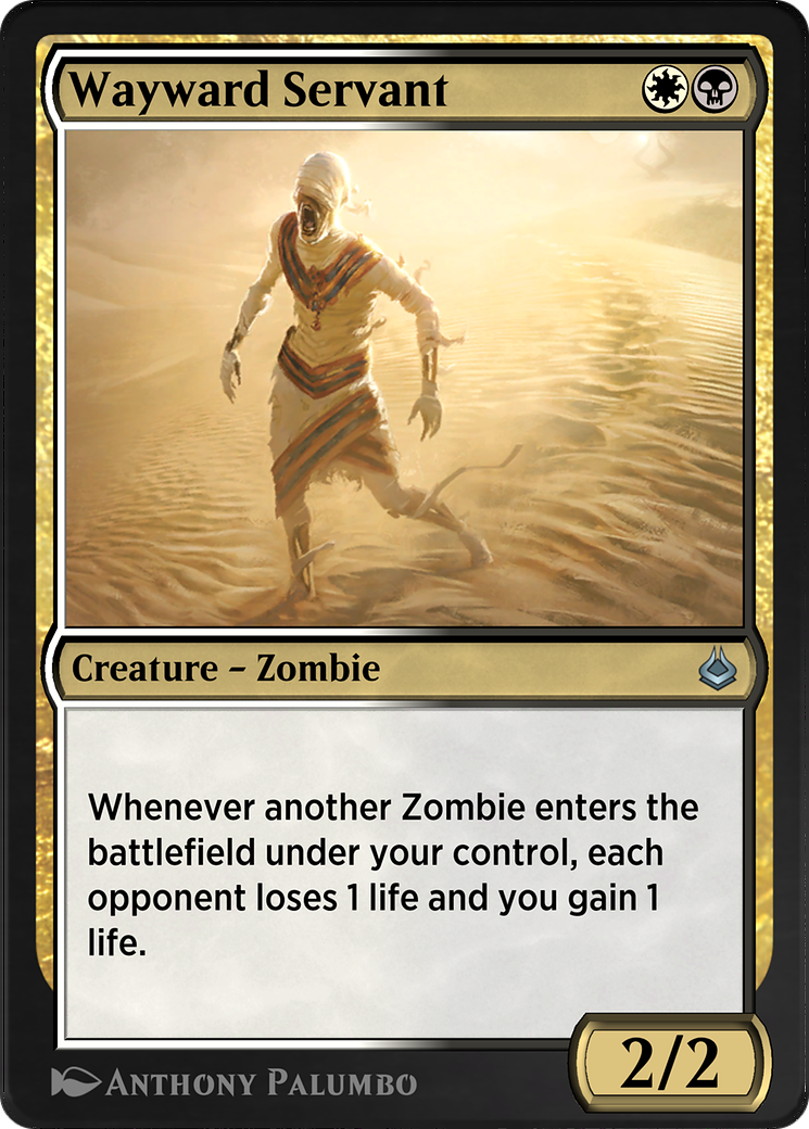 Wayward Servant (AKR-267) - Amonkhet Remastered - Premium MTG Single from Wizards of the Coast - Just $0! Shop now at Game Crave Tournament Store