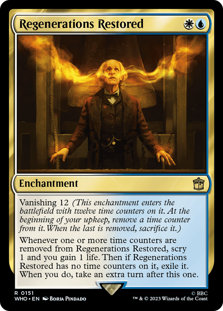 Regenerations Restored (WHO-151) - Doctor Who - Premium MTG Single from Wizards of the Coast - Just $0.08! Shop now at Game Crave Tournament Store