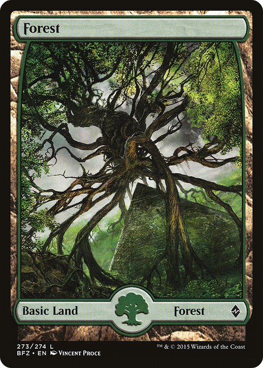 Forest (BFZ-273) - Battle for Zendikar - Premium MTG Single from Wizards of the Coast - Just $0.08! Shop now at Game Crave Tournament Store