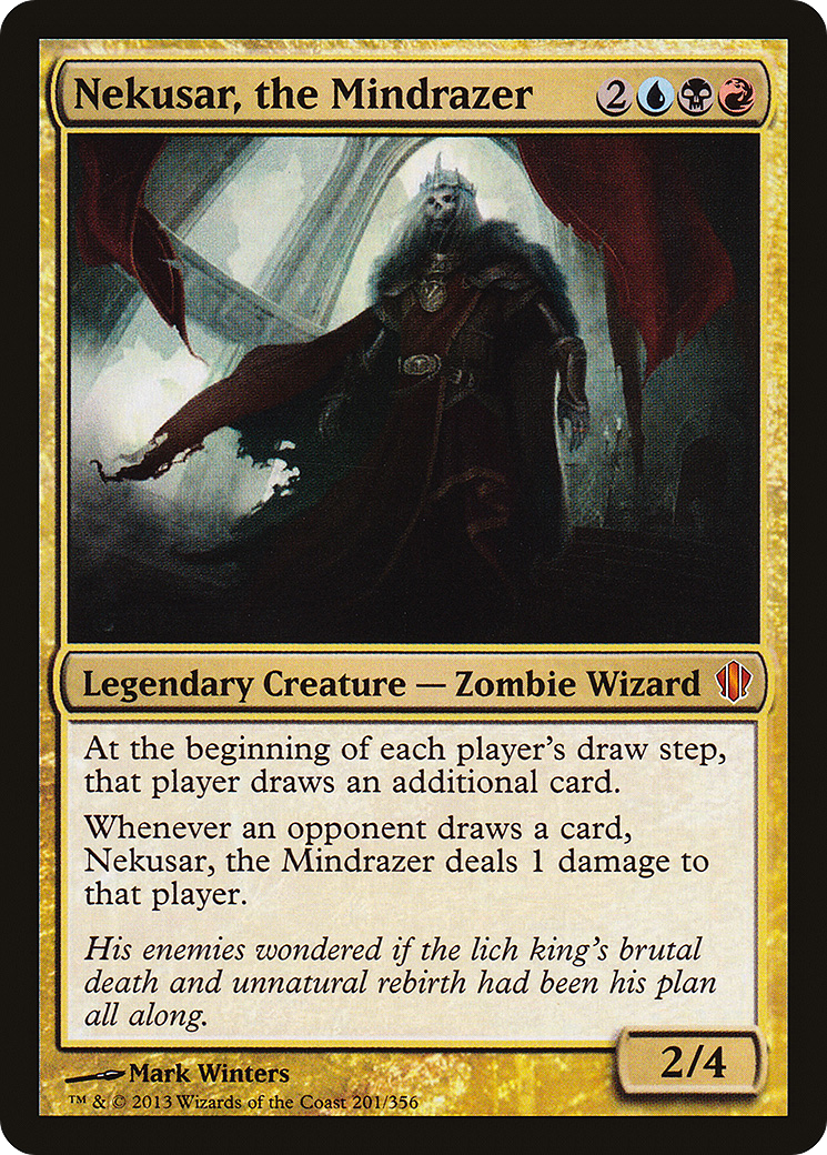 Nekusar, the Mindrazer (C13-201) - Commander 2013 - Premium MTG Single from Wizards of the Coast - Just $0.30! Shop now at Game Crave Tournament Store