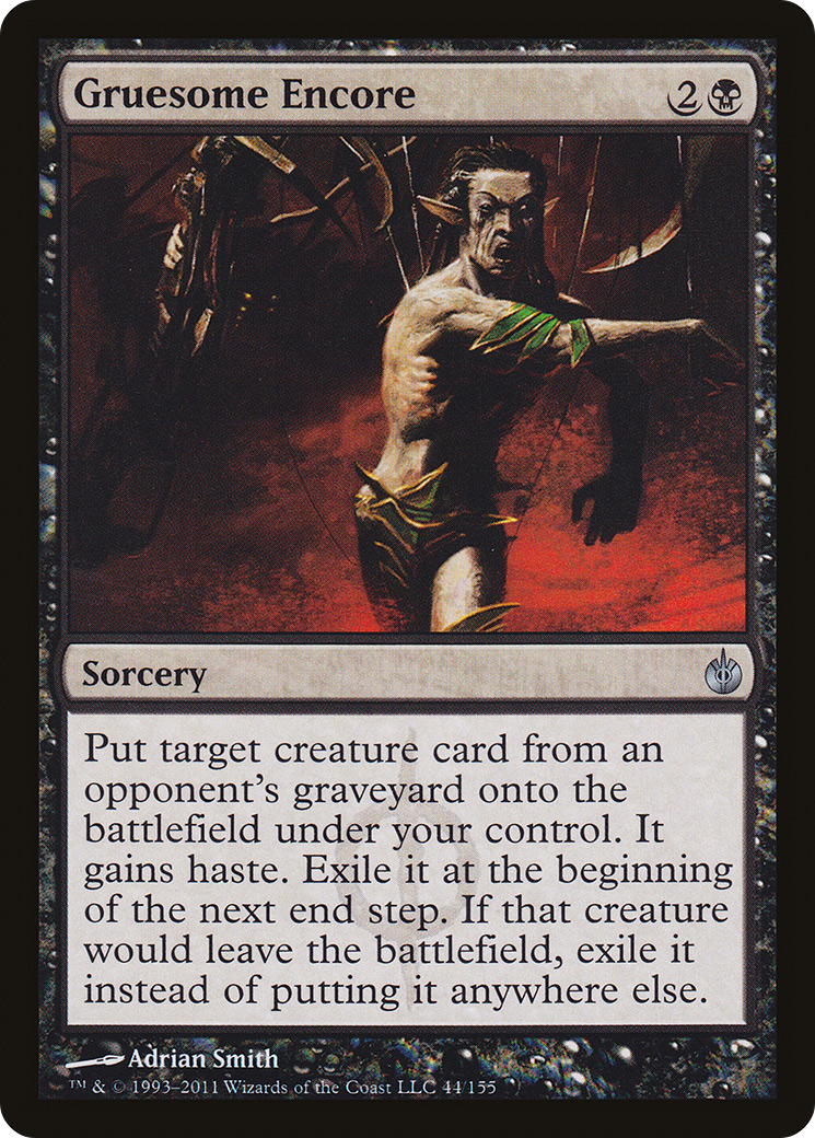 Gruesome Encore (MBS-044) - Mirrodin Besieged Foil - Premium MTG Single from Wizards of the Coast - Just $0.13! Shop now at Game Crave Tournament Store