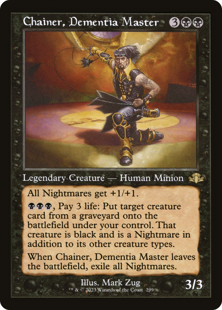 Chainer, Dementia Master (DMR-299) - Dominaria Remastered - Premium MTG Single from Wizards of the Coast - Just $0.08! Shop now at Game Crave Tournament Store