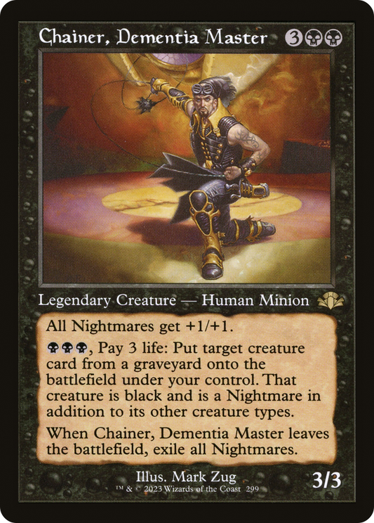 Chainer, Dementia Master (DMR-299) - Dominaria Remastered Foil - Premium MTG Single from Wizards of the Coast - Just $0.08! Shop now at Game Crave Tournament Store