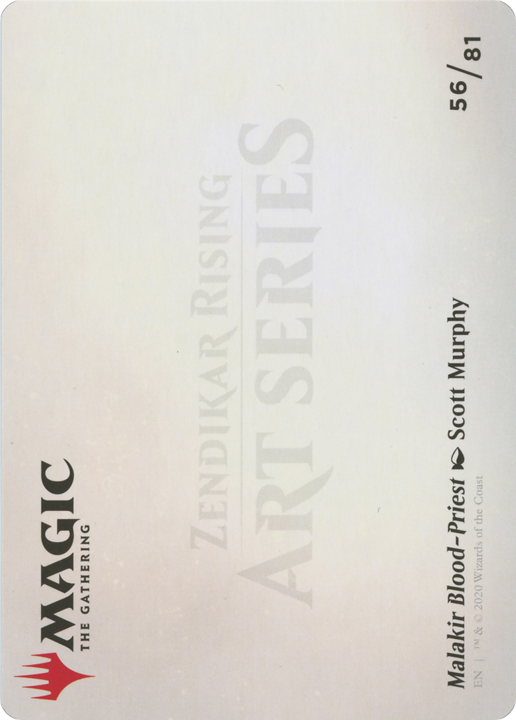 Malakir Blood-Priest // Malakir Blood-Priest (AZNR-056) - Zendikar Rising Art Series (Borderless) - Premium MTG Single from Wizards of the Coast - Just $0! Shop now at Game Crave Tournament Store