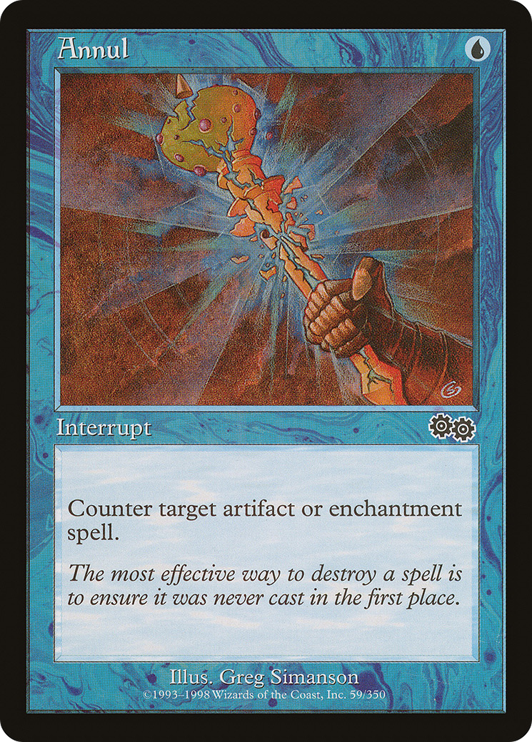Annul (USG-059) - Urza's Saga - Premium MTG Single from Wizards of the Coast - Just $0.35! Shop now at Game Crave Tournament Store