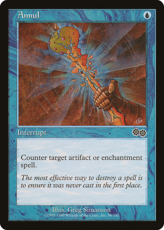 Annul (USG-059) - Urza's Saga - Premium MTG Single from Wizards of the Coast - Just $0.35! Shop now at Game Crave Tournament Store
