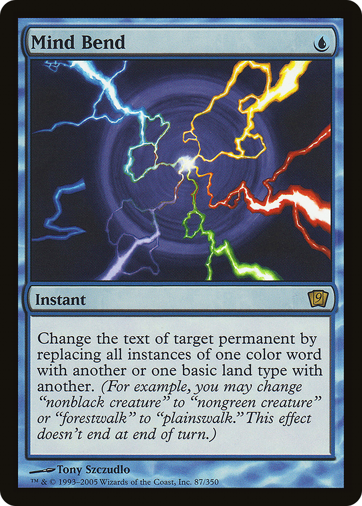 Mind Bend (9ED-87★) - Ninth Edition Foil - Premium MTG Single from Wizards of the Coast - Just $2.25! Shop now at Game Crave Tournament Store