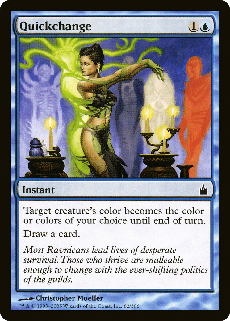 Quickchange (RAV-062) - Ravnica: City of Guilds Foil - Premium MTG Single from Wizards of the Coast - Just $0.13! Shop now at Game Crave Tournament Store