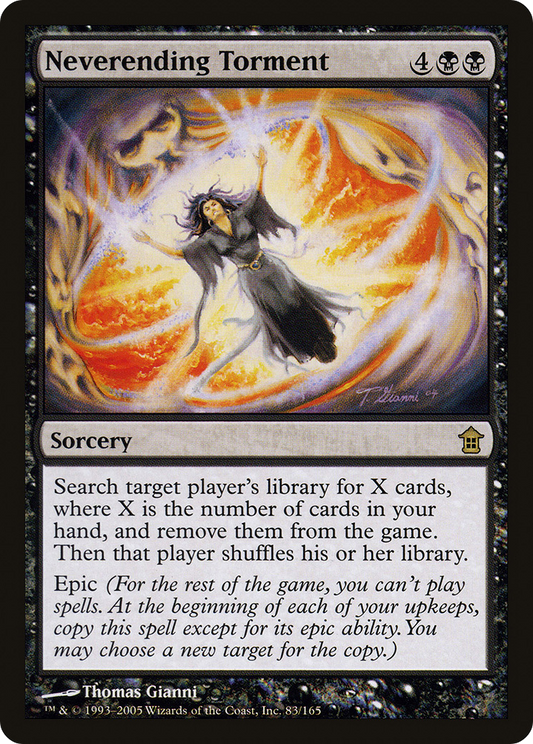 Neverending Torment (SOK-083) - Saviors of Kamigawa - Premium MTG Single from Wizards of the Coast - Just $0.13! Shop now at Game Crave Tournament Store