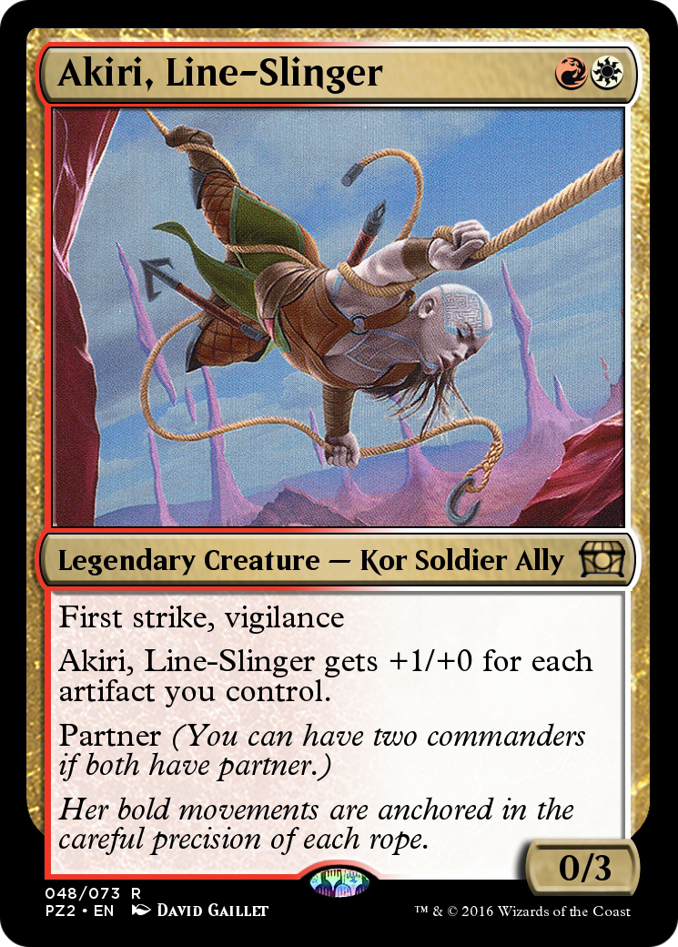 Akiri, Line-Slinger (PZ2-048) - Treasure Chest - Premium MTG Single from Wizards of the Coast - Just $0! Shop now at Game Crave Tournament Store