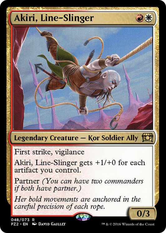Akiri, Line-Slinger (PZ2-048) - Treasure Chest Foil - Premium MTG Single from Wizards of the Coast - Just $0! Shop now at Game Crave Tournament Store