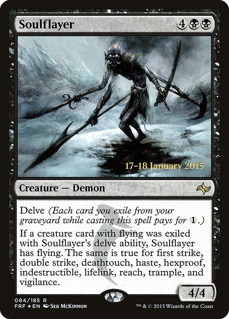 Soulflayer (PFRF-84S) - Fate Reforged Promos Foil - Premium MTG Single from Wizards of the Coast - Just $0.53! Shop now at Game Crave Tournament Store