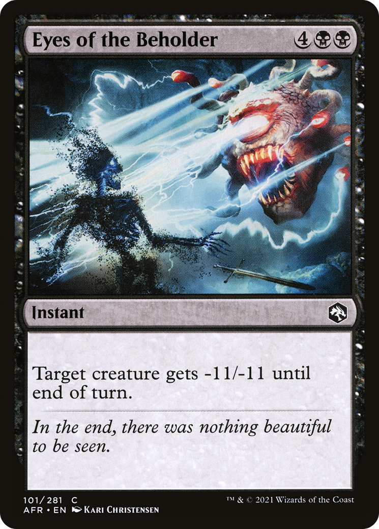 Eyes of the Beholder (AFR-101) - Adventures in the Forgotten Realms - Premium MTG Single from Wizards of the Coast - Just $0.08! Shop now at Game Crave Tournament Store