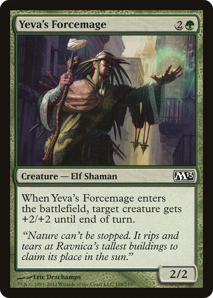 Yeva's Forcemage (M13-198) - Magic 2013 - Premium MTG Single from Wizards of the Coast - Just $0.08! Shop now at Game Crave Tournament Store