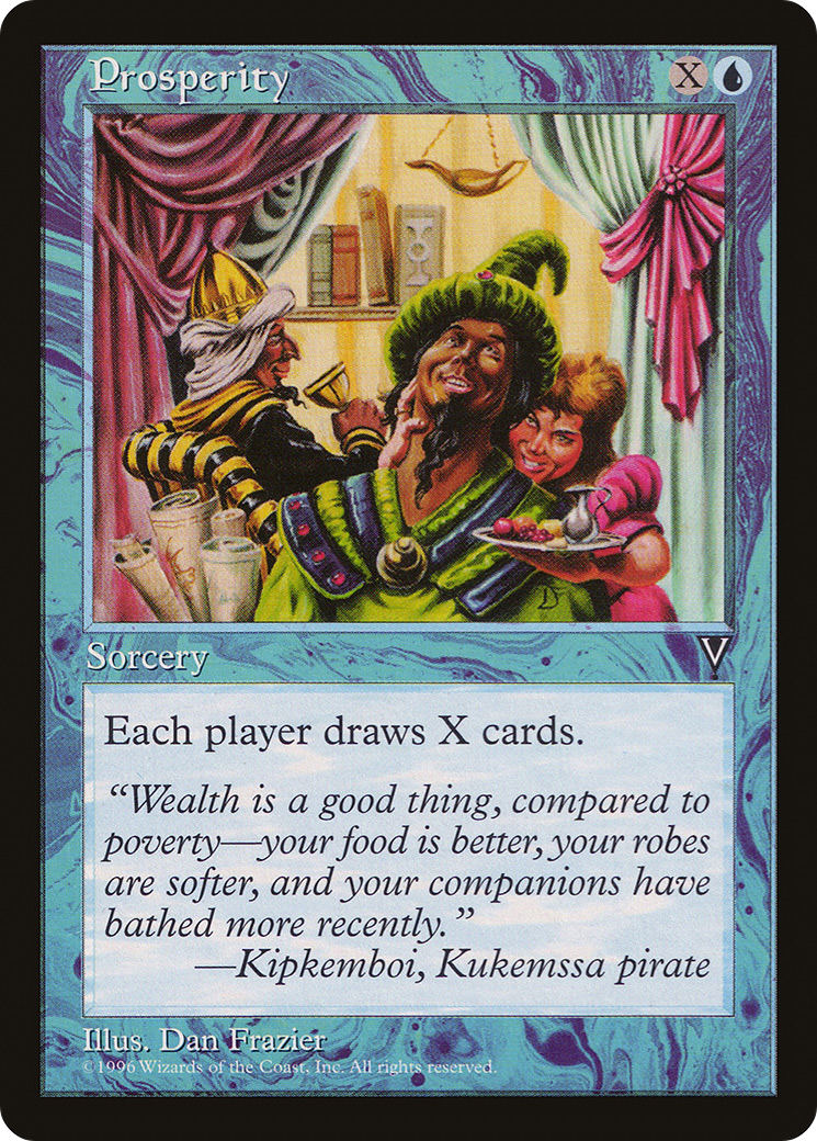 Prosperity (VIS-040) - Visions - Premium MTG Single from Wizards of the Coast - Just $0.60! Shop now at Game Crave Tournament Store