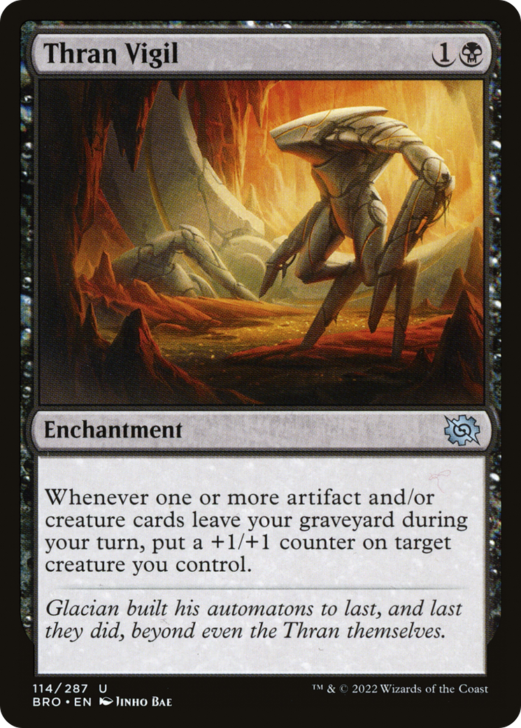 Thran Vigil (BRO-114) - The Brothers' War Foil - Premium MTG Single from Wizards of the Coast - Just $0.08! Shop now at Game Crave Tournament Store