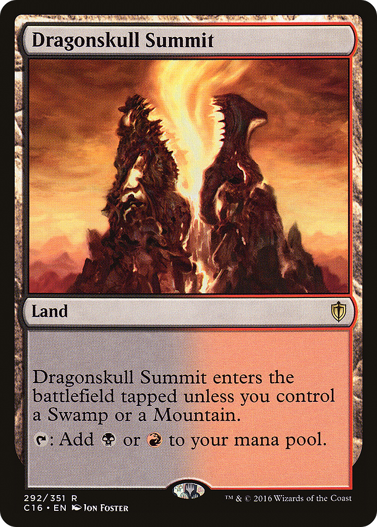 Dragonskull Summit (C16-292) - Commander 2016 - Premium MTG Single from Wizards of the Coast - Just $0.28! Shop now at Game Crave Tournament Store