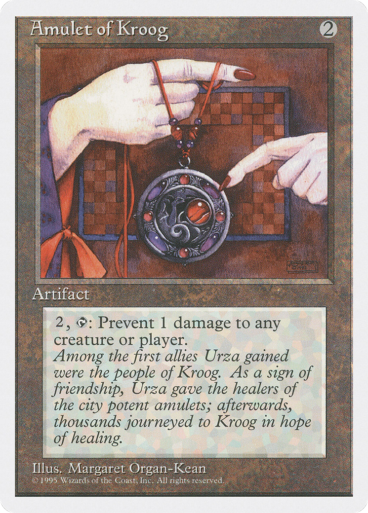 Amulet of Kroog (4ED-293) - Fourth Edition - Premium MTG Single from Wizards of the Coast - Just $0.08! Shop now at Game Crave Tournament Store