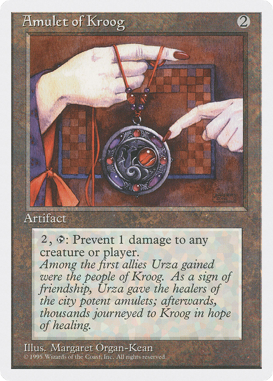 Amulet of Kroog (4ED-293) - Fourth Edition - Premium MTG Single from Wizards of the Coast - Just $0.08! Shop now at Game Crave Tournament Store