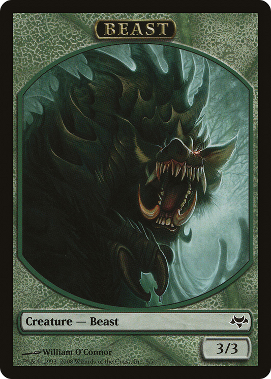 Beast (TEVE-003) - Eventide Tokens - Premium MTG Single from Wizards of the Coast - Just $0.13! Shop now at Game Crave Tournament Store