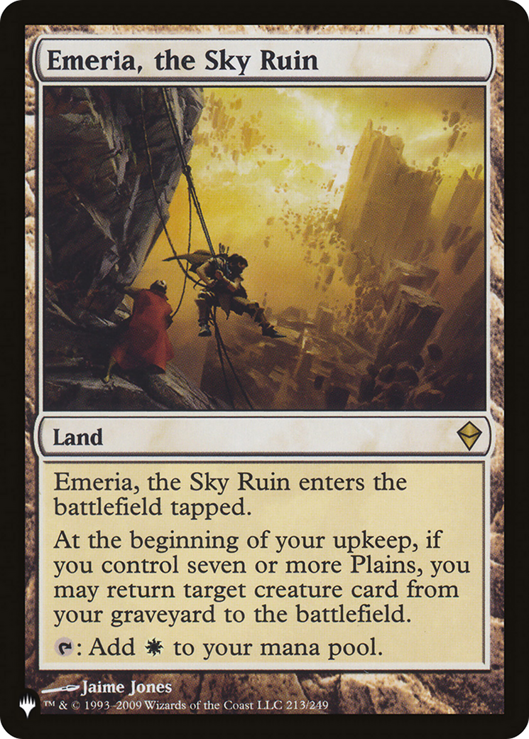 Emeria, the Sky Ruin (PAGL-053) - Angels: They're Just Like Us but Cooler and with Wings - Premium MTG Single from Wizards of the Coast - Just $3.94! Shop now at Game Crave Tournament Store